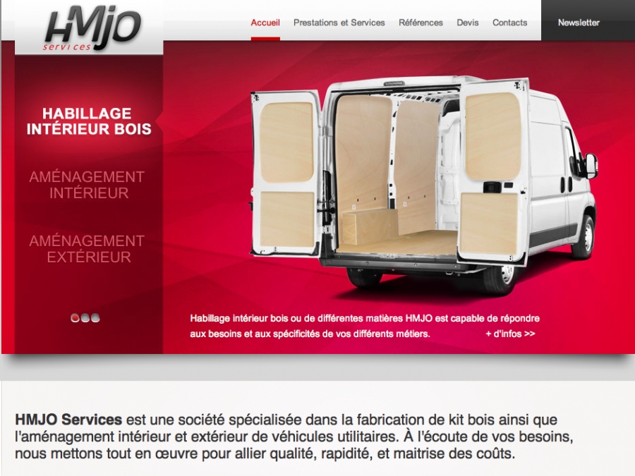 HMJO Services motorisé par Web 2D